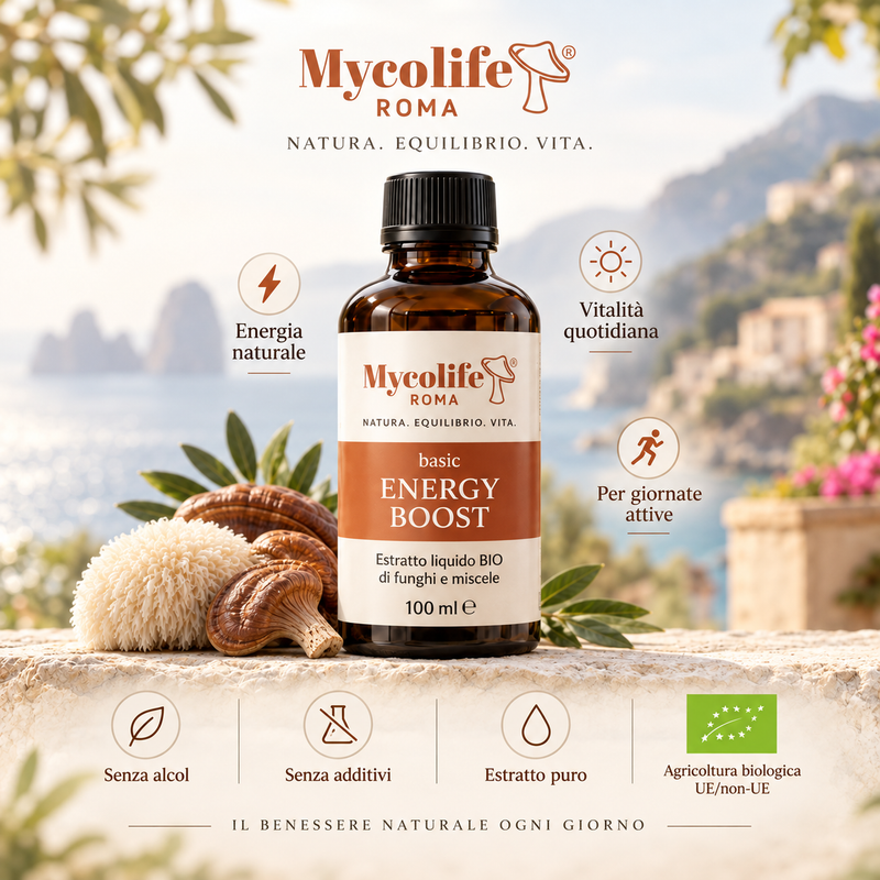 Mycolife Energy Boost BASIC 100 ml - immagine italiana